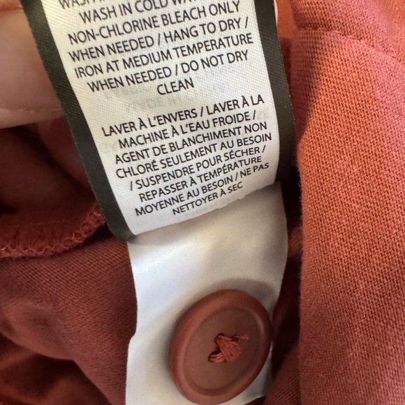 LAZYPANTS NWOT WOMEN’S TERRY FLEECE SHACKET/ terracotta - Picture 9 of 14